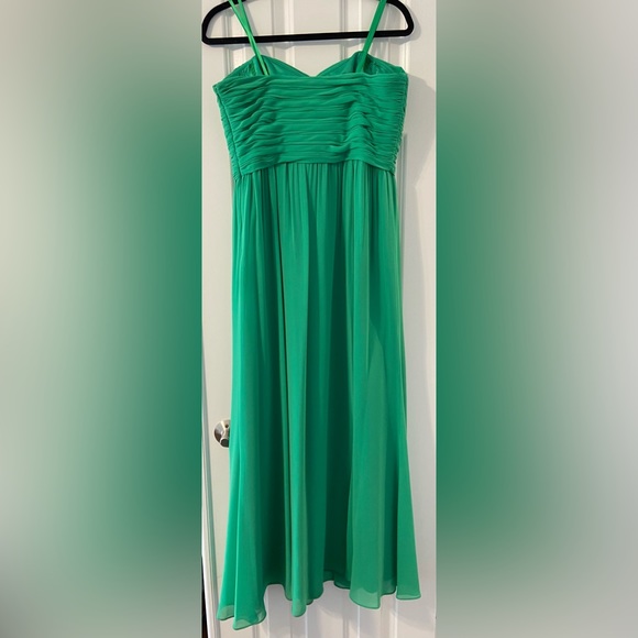 Ralph Lauren Green Strapless Floor-Length Dress - 14P - Picture 3 of 7
